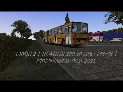 OMSI 2 | Ikarus 280.49 Győri festésben ( AFF-671 alapján) | Mosonmagyaróvár