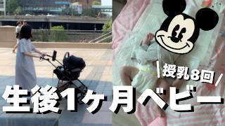 生後1ヶ月ベビーに1日密着|アメリカ育児
