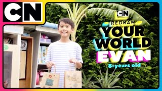 Redraw Your World | Meet Evan! | Cartoon Network