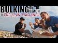 Bulking on The Beach! ft. THE LEAN MACHINES