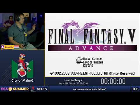 #ESASummer18 - Final Fantasy V [Any% GBA] by Boxmeister