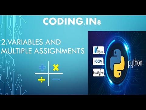 2 Variables And Multiple Assignments Python Programming Beginners