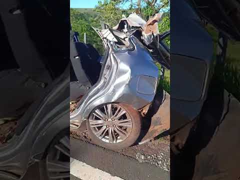 Acidente na PR-317 deixa um morto e três feridos em São José das Palmeiras