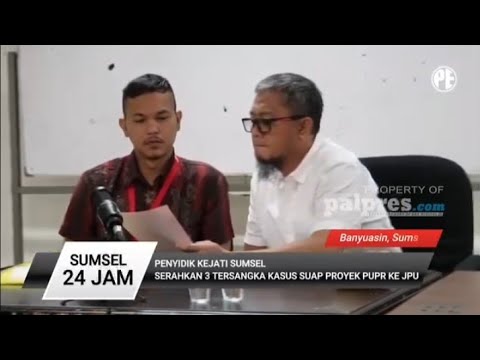 Penyidik Kejati Sumsel Serahkan 3 Tersangka Kasus Suap 