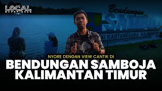 Menikmati Sore di Bendungan Samboja Kutai Kartanegara Kalimantan Timur