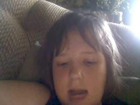 My sister didnt realize the webcam was on