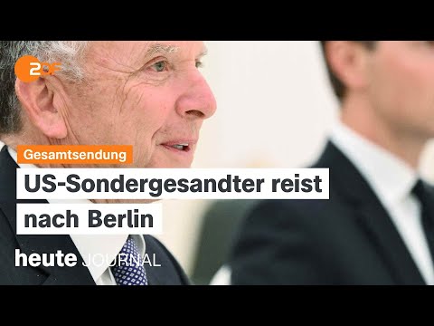 heute journal vom 13.12.2025 Ukraine-Gespräche in Berlin, Belarus-Gefangene frei, Lichter im Ahrtal