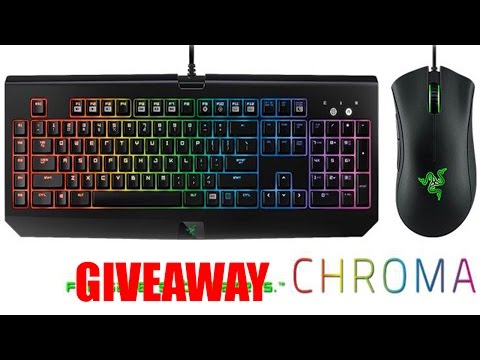 RAZER CHROMA KEYBOARD AND MOUSE GIVEAWAY!