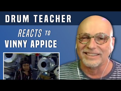 Drum Teacher Reacts to Vinny Appice - Drum Solo