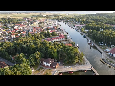 Łeba z Lotu Ptaka Lato 2021