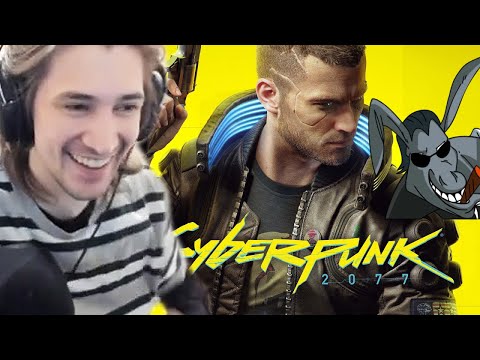xQc Reacts to 'Cyberdunk 2077' by videogamedunkey