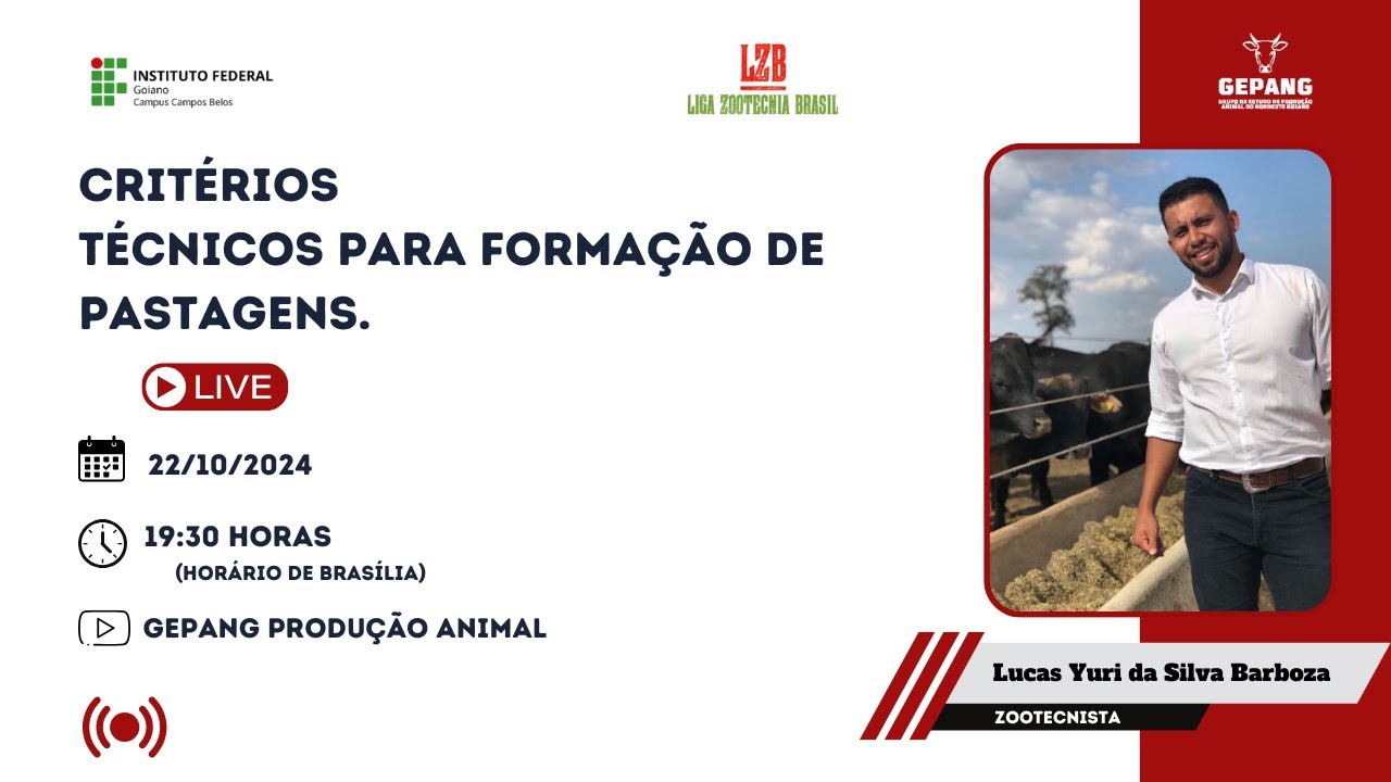 Critérios Técnicos para Formação de Pastagens!