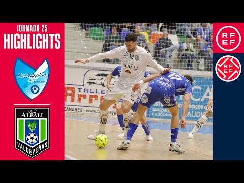 Resumen #PrimeraDivisiónFS Quesos El Hidalgo Manzanares 3-7 Viña Albali Valdepeñas| Jornada 25
