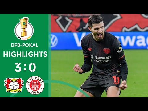 Beautiful volley by Terrier! | Bayer 04 Leverkusen vs. FC St. Pauli 3-0 | DFB-Pokal Quarterfinal