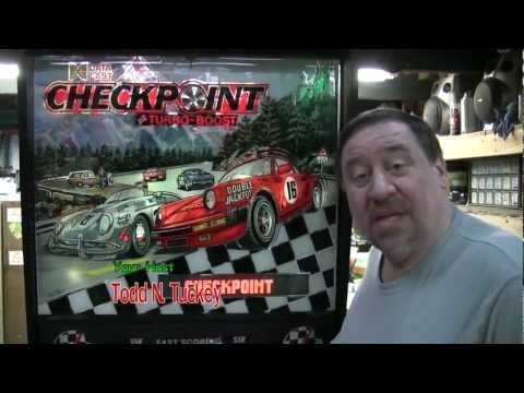 #158 Data East CHECKPOINT Pinball Machine-Neat MOD and also a little known secret! TNT Amusements