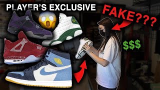 He was Worried His RARE Shoes were FAKE! Legit Checking Player Exclusive Jordans