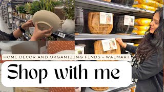 Home Decor & Organizing Finds - Walmart Shop with me | Affordable Decor Finds | 