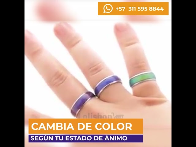 Vídeo relacionado con BelleVive 2 piezas de set de anillos de humor de dinosaurio, cambio de color, sensación de emociones, temperatura, anillo ajustable, animal, joyería divertida, anillos de fiesta, regalo de