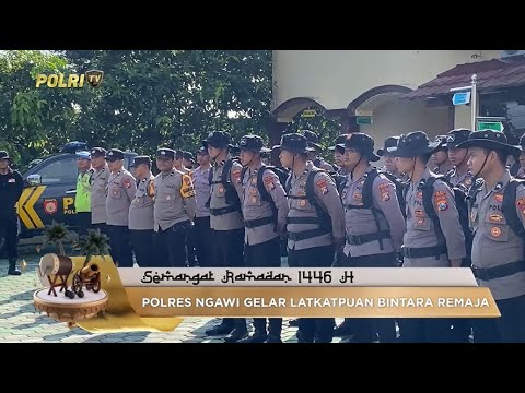 POLRES NGAWI GELAR LATKATPUAN BINTARA REMAJA