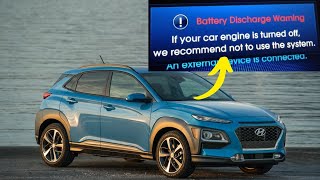 “Battery discharge warning” in Hyundai: Explanation