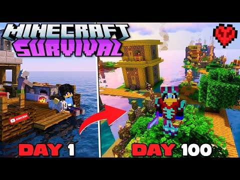 Ultimate Water Challenge: Epic Raft Base in Minecraft! 💦