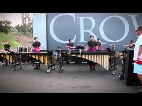 2013 - Carolina Crown - Front Ensemble Warm Up 1 (Riverside, CA)
