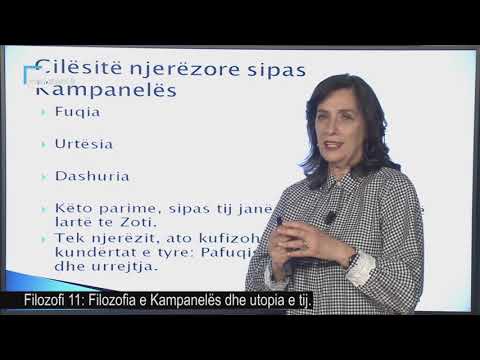 Filozofi 11 - Filozofia e Kampanelës dhe utopia e tij
