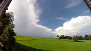 preview picture of video 'Wolken über Thum im Erzgebirge'