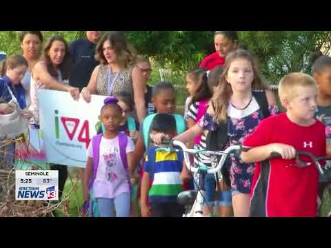 Central Florida News 13 - Getting There: International Walk to School Day 2017