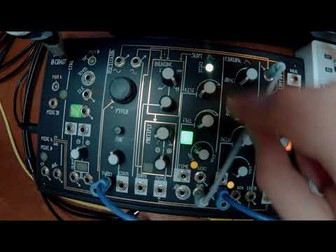 Explaining The Basics Of Modular Synthesis On A 0 Coast For My Mate.