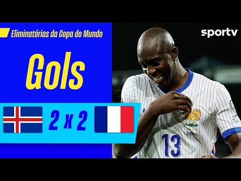 Gols e lances de Islândia x França