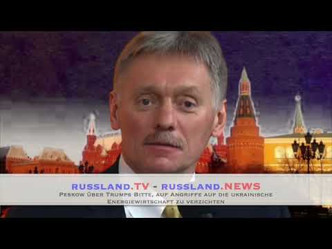 Peskow über Trumps Bitte, auf Angriffe auf die ukrainische Energiewirtschaft zu verzichten