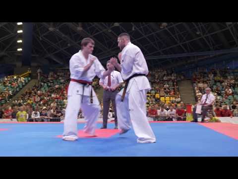 Aleksandr Eremenko (Russia) vs Maxime Demeautis (France) 1/2 -90 / 33rd EC IKO, Poland