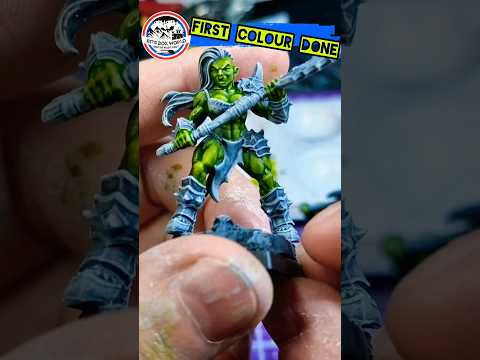 GREEN SKINS ARE AWESOME #warhammer #orcs #slapchop #greenstuffworld #paintingminiatures