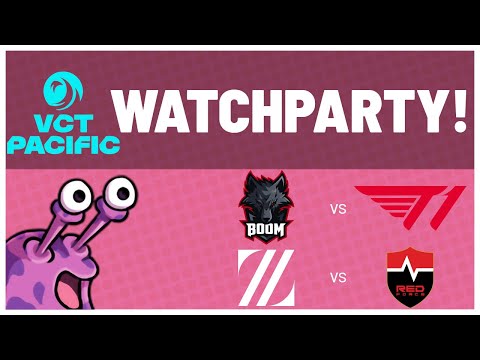 BOOM vs T1 & ZETA vs NS - VCT 2025 APAC Kick-Off #VCTWatchParty