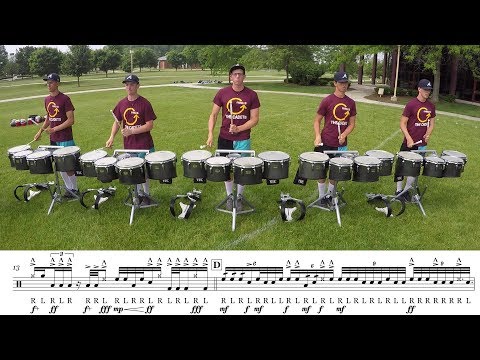 2018 Cadets Tenors - LEARN THE MUSIC to "Demonic Thesis"