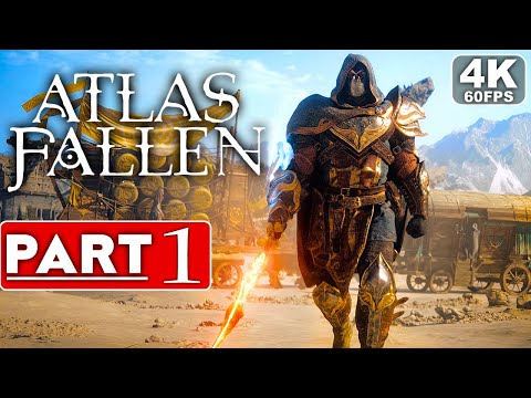ATLAS FALLEN Gameplay Walkthrough Part 1 [4K 60FPS PC ULTRA] - No Commentary (FULL GAME)