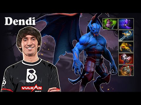 Dendi - Night Stalker Midlane | Dota 2 7.30b Gameplay