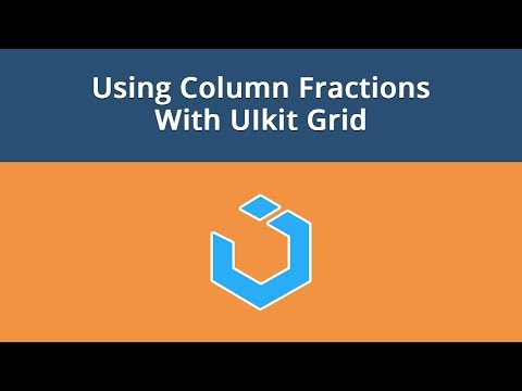 UIkit Framework Lesson 3 Using Column Fractions With UIkit Grid