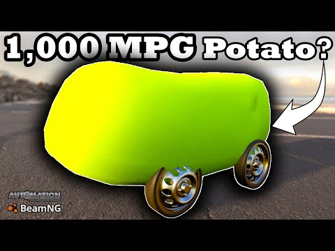 The Most Fuel Efficient Car is a POTATO!? | Automation The Car Company Tycoon Game & BeamNG.drive