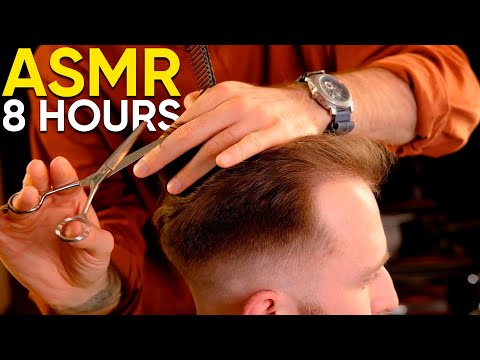 8 hours of scissors only ASMR! The only ASMR video you'll ever need. 💈 ASMR BARBER