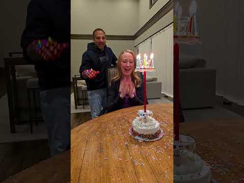 I broke the sprinkle cake