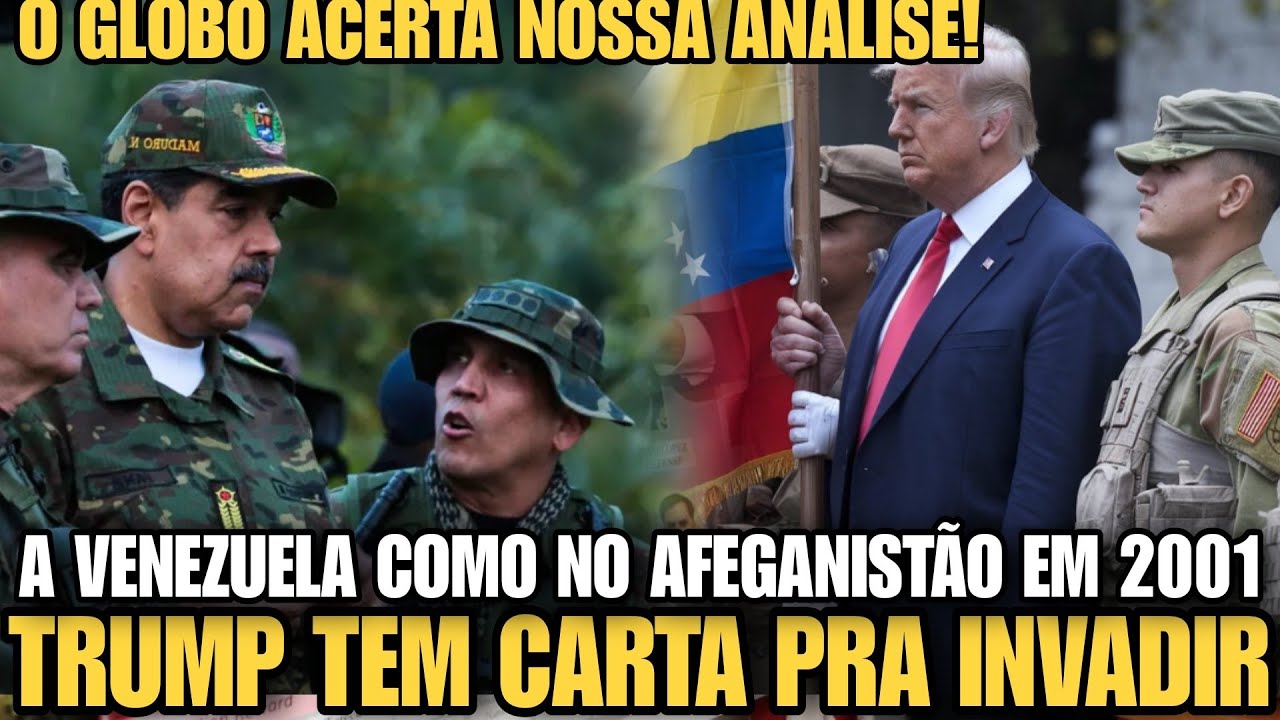 TENSÃO! TRUMP PODE ORDENAR INVASÃO A VENEZUELA COM PLANO ANTIGO! EXÉRCITO CHEGA/ O GLOBO USA NOSSA A