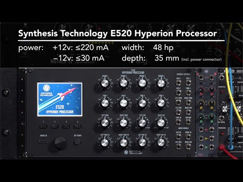 Synthesis Technology E520 Hyperion Effects Processor - Silver image 3