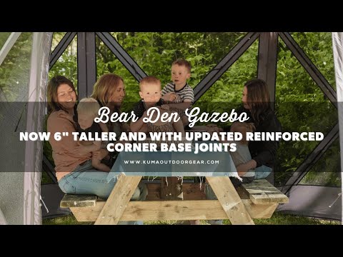 Taller, Tougher, Better — Meet the Upgraded Bear Den Gazebo by Kuma Outdoor Gear!