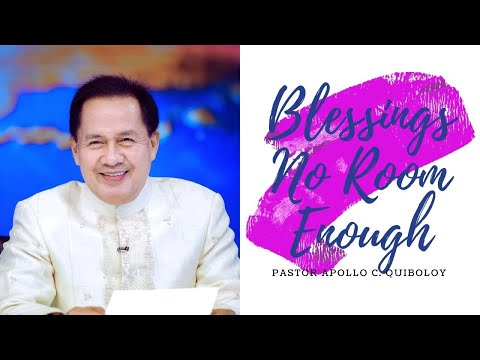 BLESSINGS IN THE MIDST OF ADVERSITY - PASTOR APOLLO C. QUIBOLOY