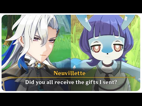 Neuvillette Buys Gifts for All Melusines (Cutscene) Anecdote Interaction | Genshin Impact 5.7