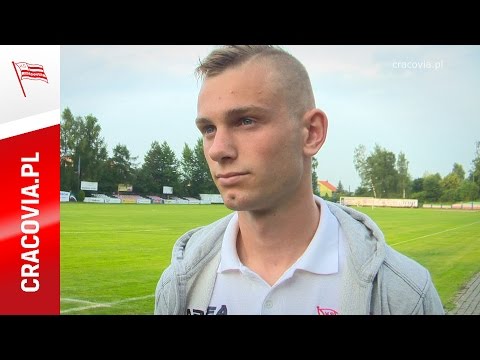 Krzysztof Szewczyk po sparingu Banik Ostrava - Cracovia (27.06.2015)