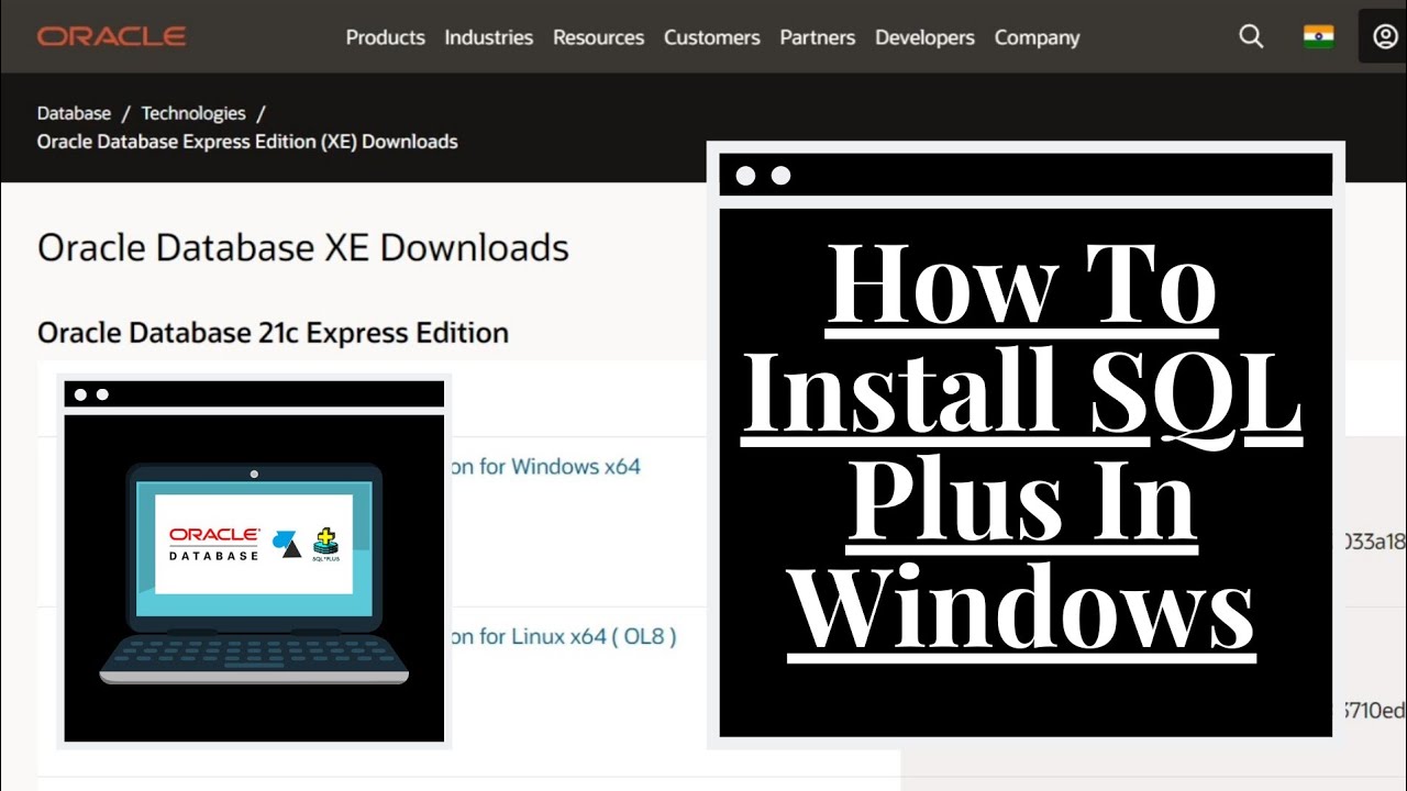 PL/SQL Database Tutorial #18 | PL/SQL | How To Install SQL Plus In Windows | Download SQL Plus |