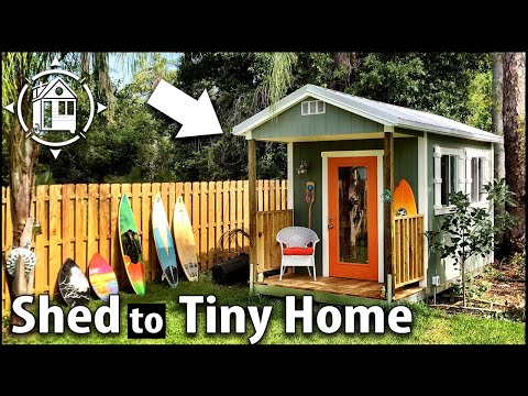 Backyard shed to cute tiny home w/ earning potential!